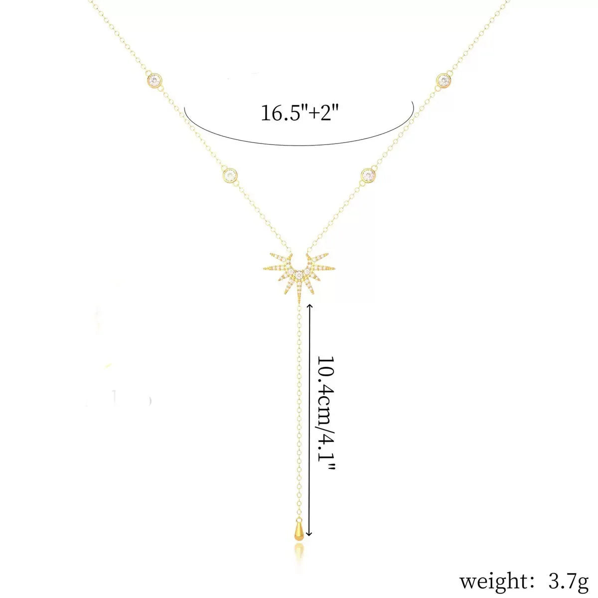 Stainless Steel Y-Shaped Pendant