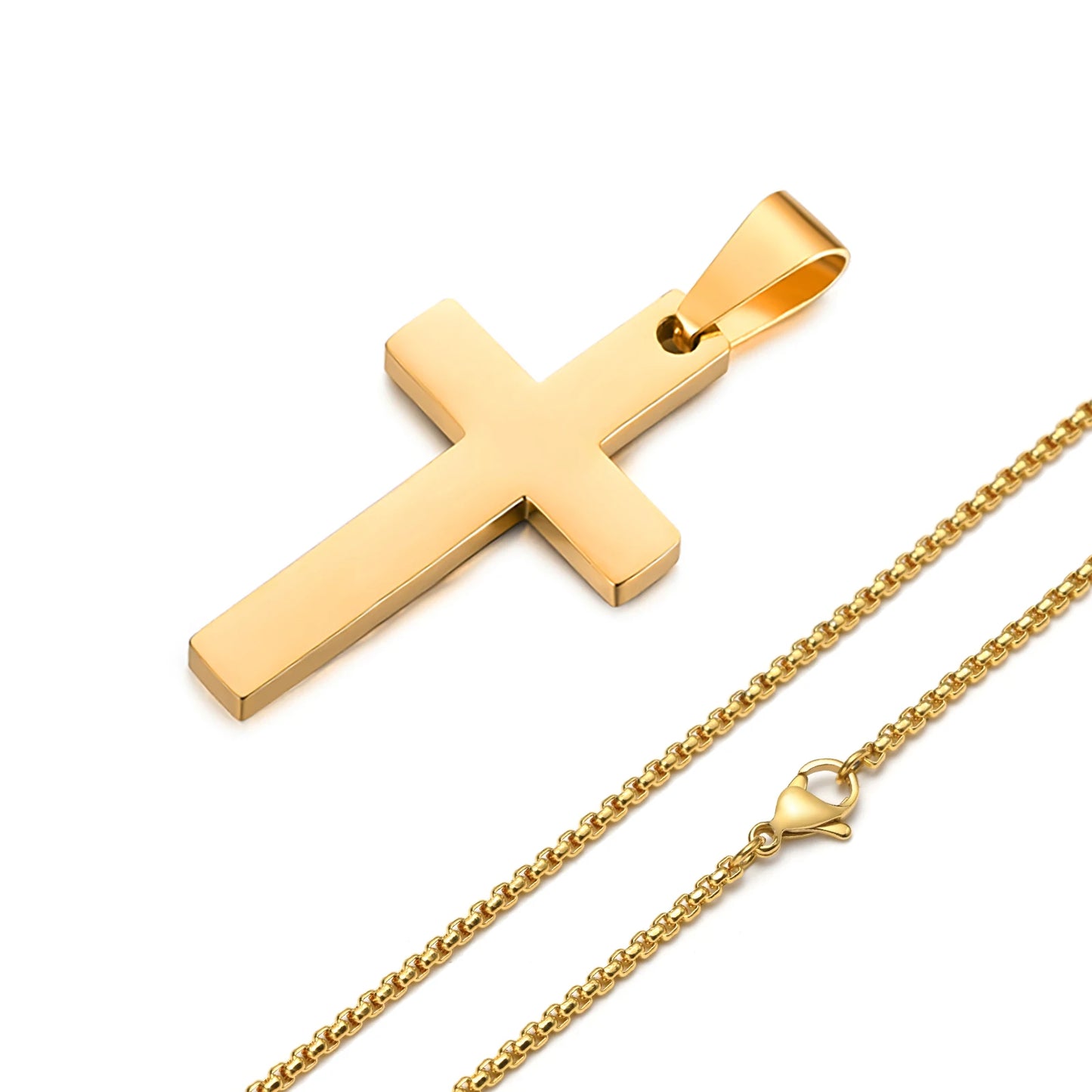 Waterproof Built Different Cross Chain