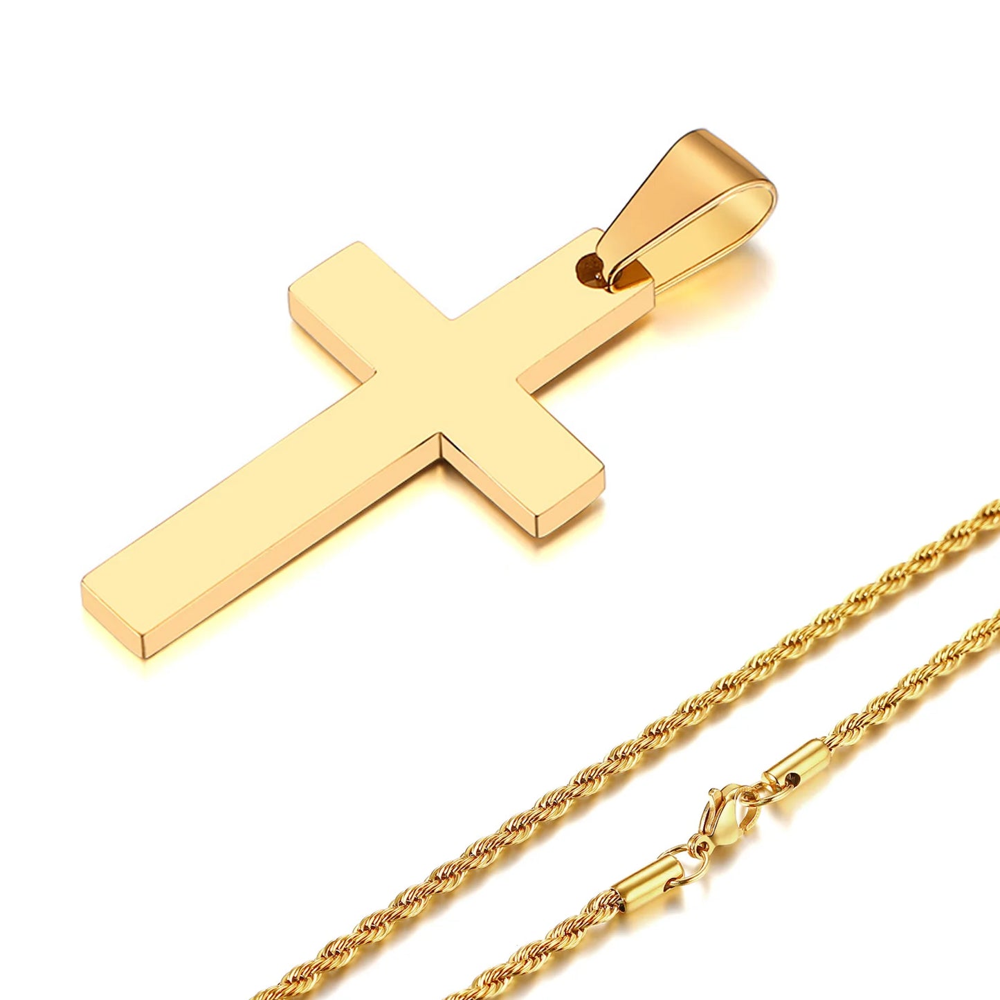 Waterproof Built Different Cross Chain