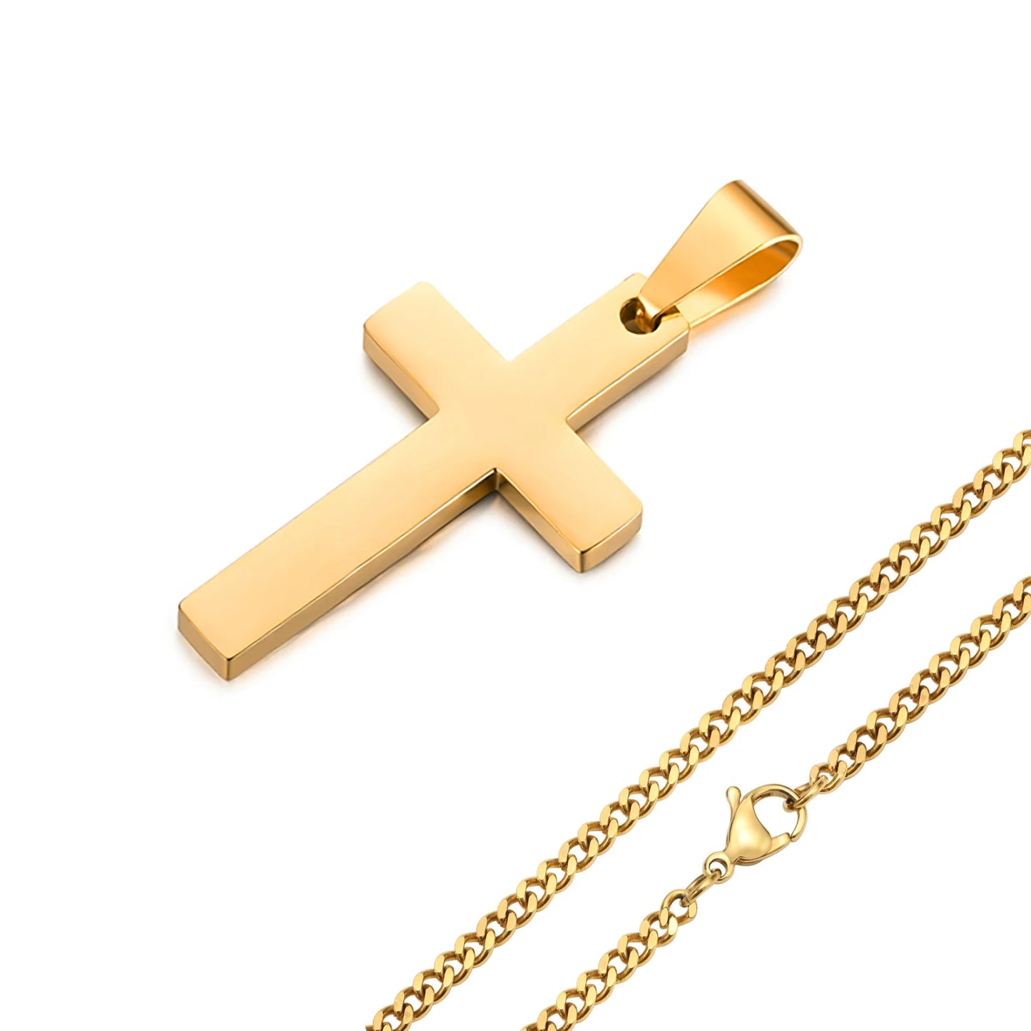 Waterproof Built Different Cross Chain