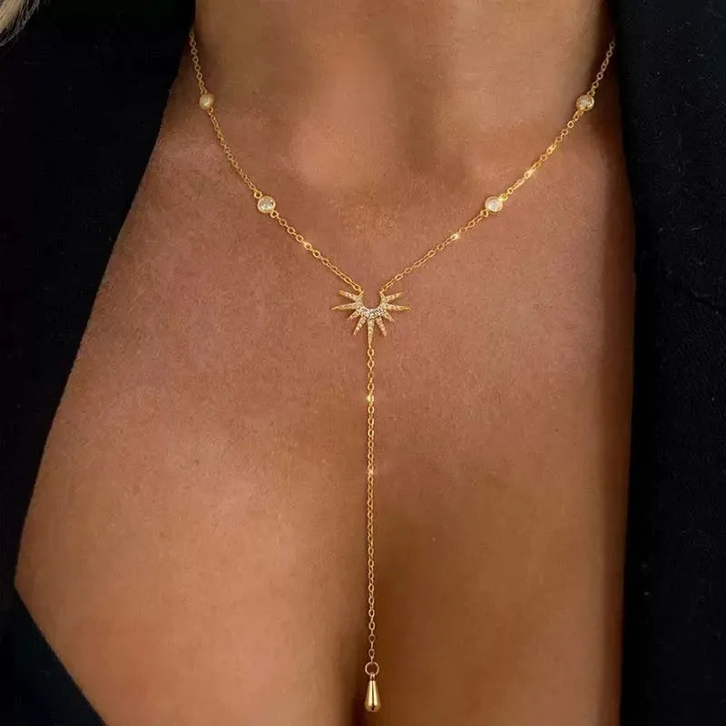 Stainless Steel Y-Shaped Pendant