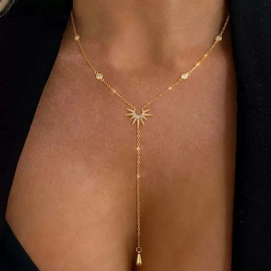 Stainless Steel Y-Shaped Pendant