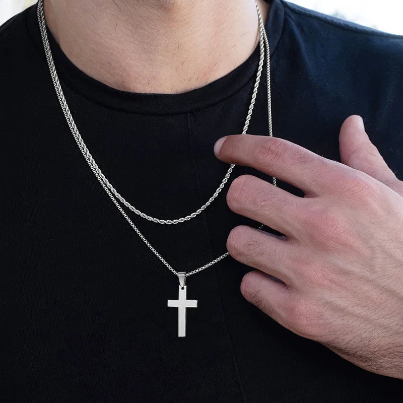 Waterproof Built Different Cross Chain
