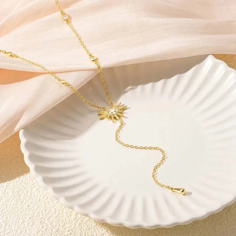 Stainless Steel Y-Shaped Pendant
