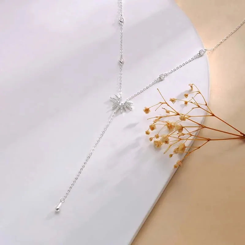 Stainless Steel Y-Shaped Pendant