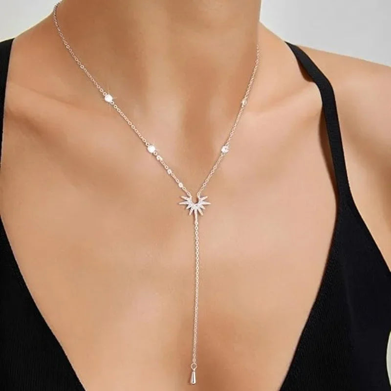 Stainless Steel Y-Shaped Pendant