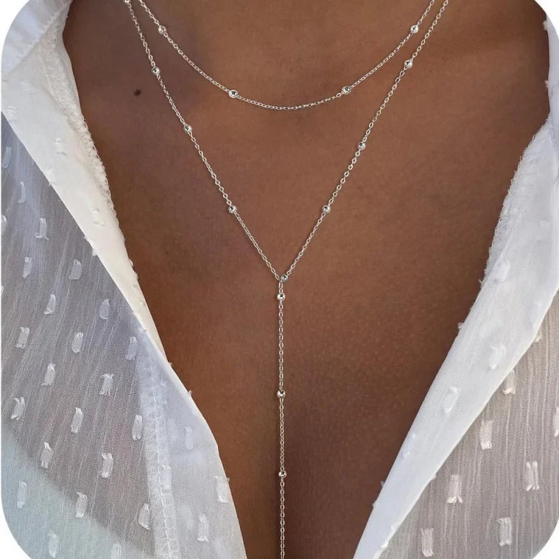 Stainless Steel Y-Shaped Pendant